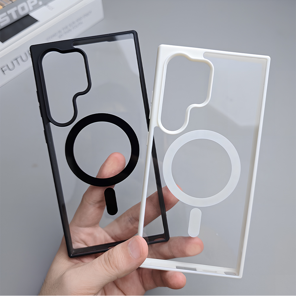 Clear Shockproof Bumper Case - Custodia di lusso trasparente in acrilico