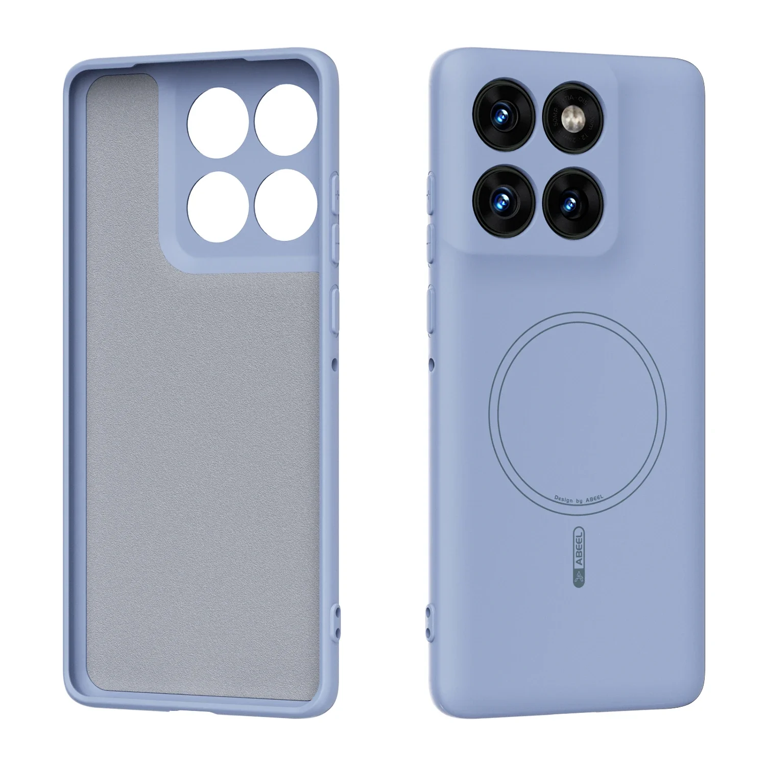 Liquid Silicone Magnetic Phone Case - Custodia ufficiale per Motorola Moto Edge