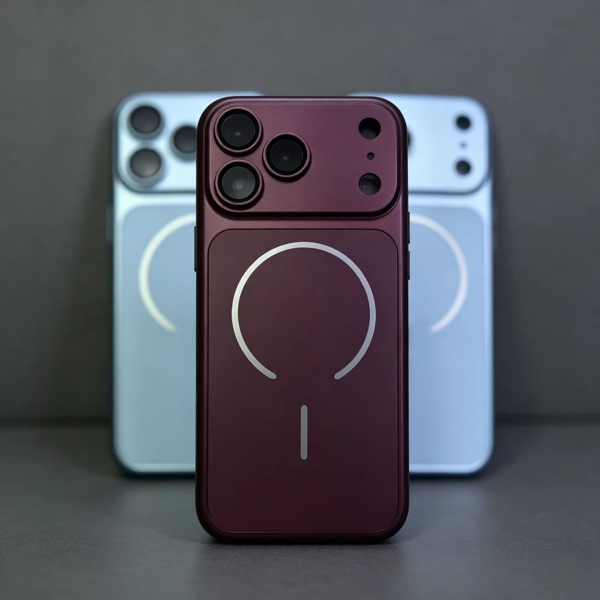 Matte Hard Pc Back Case - Custodia magnetica per iPhone 18 17