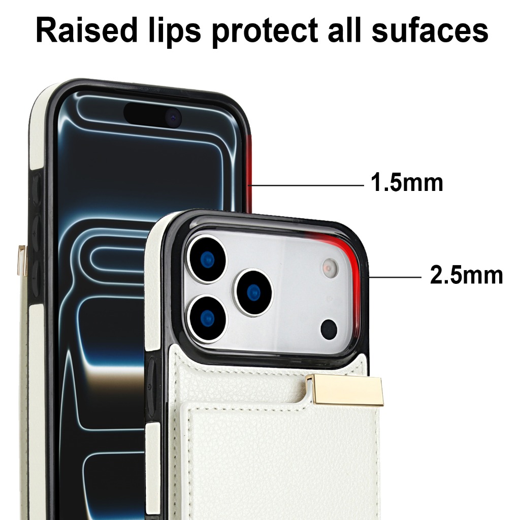 Custodia a Portafoglio per iPh - Leather Wallet Card Holder Phone Cover recensione e prezzo